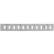 Adjustable metal slot diffuser 400x50 galvinized - MR405RZn