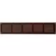 Metal grille 500x100mm brown - MR5010B