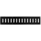 Adjustable metal slot diffuser 500x100 black - MR5010RM - RAL9005