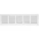 Metal grille 500x150mm white - MR5015