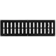 Adjustable metal slot diffuser 500x150 black - MR5015RM - RAL9005