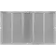 Metal grille 500x300mm galvanised - MR5030Zn