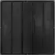 Metal grille 500x500mm black - MR5050M - RAL9005