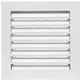 Metal grille industrial 200x200mm white - MRF2020