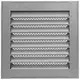 Metal grille industrial 200x200mm zinc - MRF2020Zn