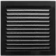 Metal grille industrial 300x300mm Black - MRF3030M
