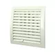 Wall grille adjustable 190x190 diameter: 150 white ND15R