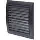 Wall grille 190x190 mm anthracite - N12A