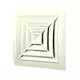 Ceiling diffuser square 150x150 diameter: 100 white - ND10G
