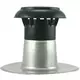 Ventilation roof slab with plastic cap Ø 150-160mm