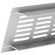Skirting diffuser aluminium - silver L=300mm x H=40mm -RA430S