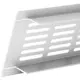 Skirting diffuser aluminium - white L=400mm x H=100mm -RA1040