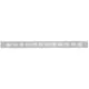 Skirting diffuser aluminium - silver L=500mm x H=40mm -RA450S