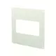 Rectangular plastic wall flange 110 X 55mm - KF