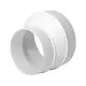 Round plastic connector 125mm to 100mm - AP125-100