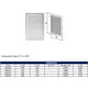 Ventilation grille plastic rectangular 250x170 mm brown - VR2517B