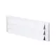 Outside wall grille surface-mounted 300mm x 100mm WHITE