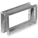 Ruck® flexible duct collar galvanised steel sheet 700 x 325 - VS 7032