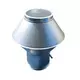 Deflector cover round 100 mm RVS / INOX