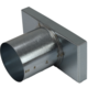 Lid 220x80 mm with connection diameter 80 mm for flue pipe
