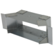 Side connection 220x80 mm for rectangular galvanised flat duct