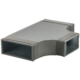 Thermoduct T-piece 90 degrees 220x80 - 220x80 for flue pipe