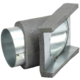Thermoduct 45º branche piece 80 mm