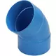Wavin Ventiza 45 degrees PVC bend round with diameter 125 mm M/M