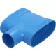 Wavin Ventiza PVC T-piece oval 195x80 mm M/M/M