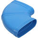 Wavin Ventiza Elbow 90 degrees PVC oval 235x80 mm horizontal M/M