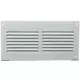 Metal ventilation grille rectangular 200x100 white - MR2010