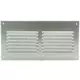 Metal ventilation grille rectangular 200x100 zinc - MR2010ZN