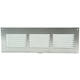 Metal ventilation grille rectangular 300x100 zinc - MR3010ZN