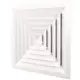 Blade ceiling diffuser with 4-way air distribution - MDCD4-375/520
