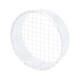 Pipe grille Ø 125mm with mesh for spiral pipe - bespoke RAL9010