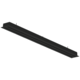 Line diffuser aluminum with 1 adjustable pattern sheet - 1250 mm - RAL 9005