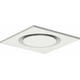Ceiling diffuser steel round air outlet for supply and exhaust 595x595 mm - 160 mm - RAL 9010