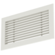 Aluminium bar grating - with spring clips - 400x200 mm - RAL 9010