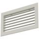 Wall grille aluminum single adjustable - with friction springs - 200x100 mm - RAL 9010