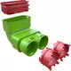 Ubbink Air Excellent 2x 23C - 55SC bend 90° reducer - vertical