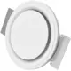 Ergovent Insertable Frameless Round Ventilation Valve, 100 mm - with Coanda Effect