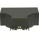 Optimalduct Climclick T-piece 80x60 mm RAL 7016 Anthracite