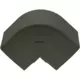Optimalduct Climclick Angled Outer Bend 80x60 mm RAL 7016 Anthracite