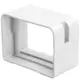 ClimaConnect connector for mounting duct 75 mm - RAL 9010