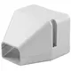 ClimaConnect end piece for mounting duct 75 mm - RAL 9010