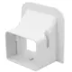 ClimaConnect wall rosette for mounting channel 100 mm - RAL 9010