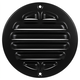 Outside grille round 125 mm aluminum - RAL9005 30% gloss
