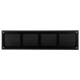 Wall grille 500x150mm aluminum - RAL9005 30% glossy