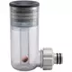 Waterless recessed siphon for condensate drainage.