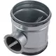 Manually-operated check valve Ø 180mm for spiral duct